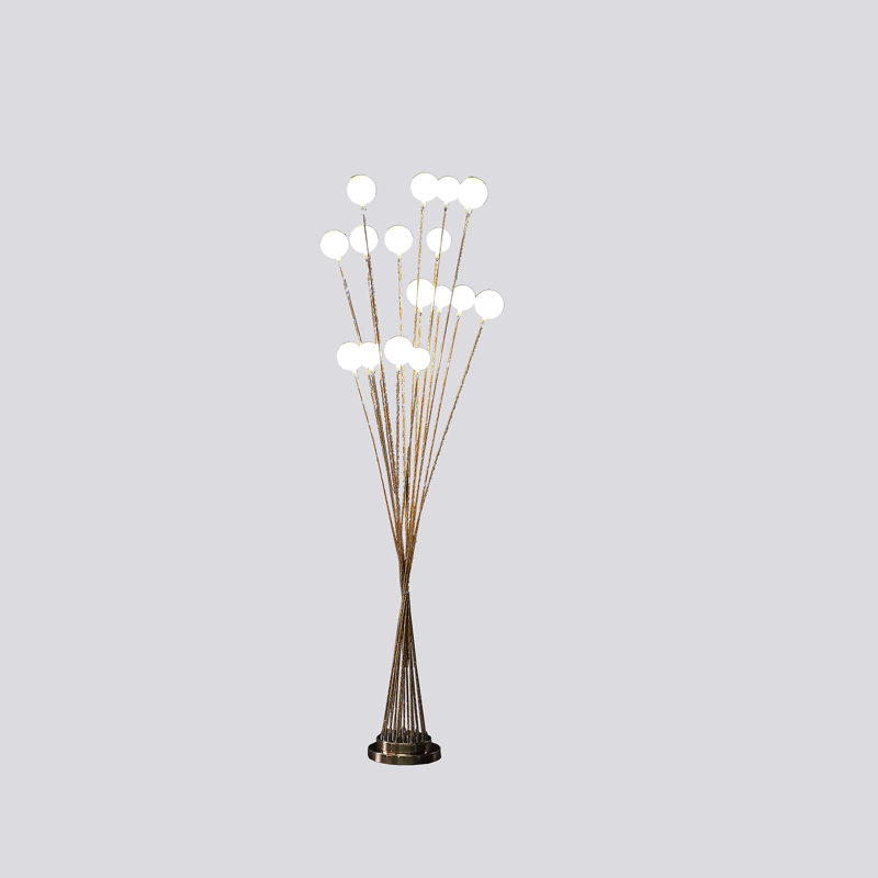 Akilesh 61.5'' Tree Floor Lamp, Gold