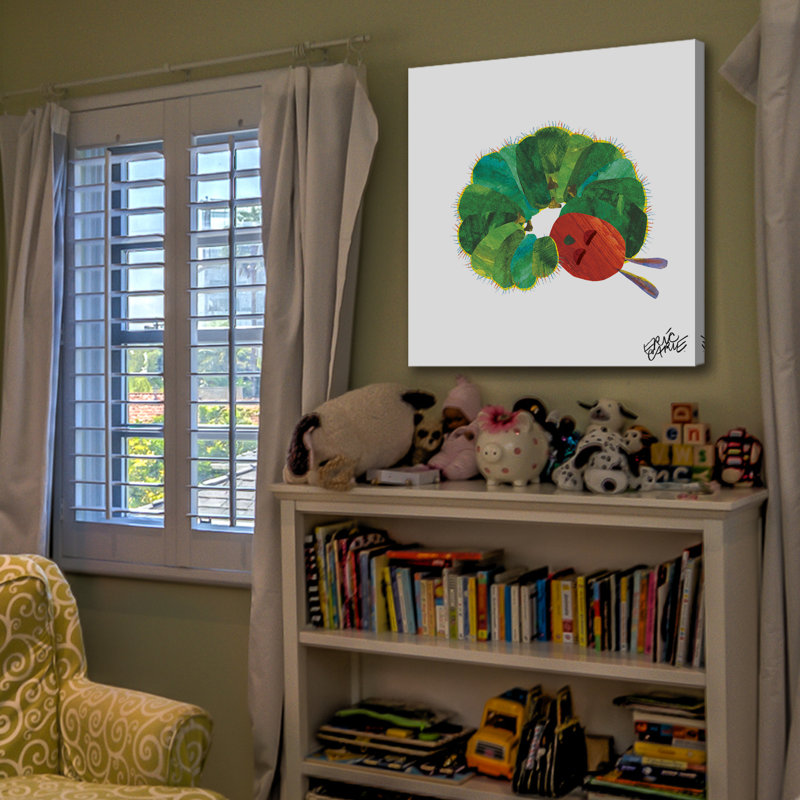 Napping Caterpillar - Painting on Canvas, 81cm H x 81cm W