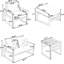 Patrise 48,92 po de largeur avec coussins-1052829329