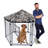 Panel Metal Yard Kennel With Door-53638323