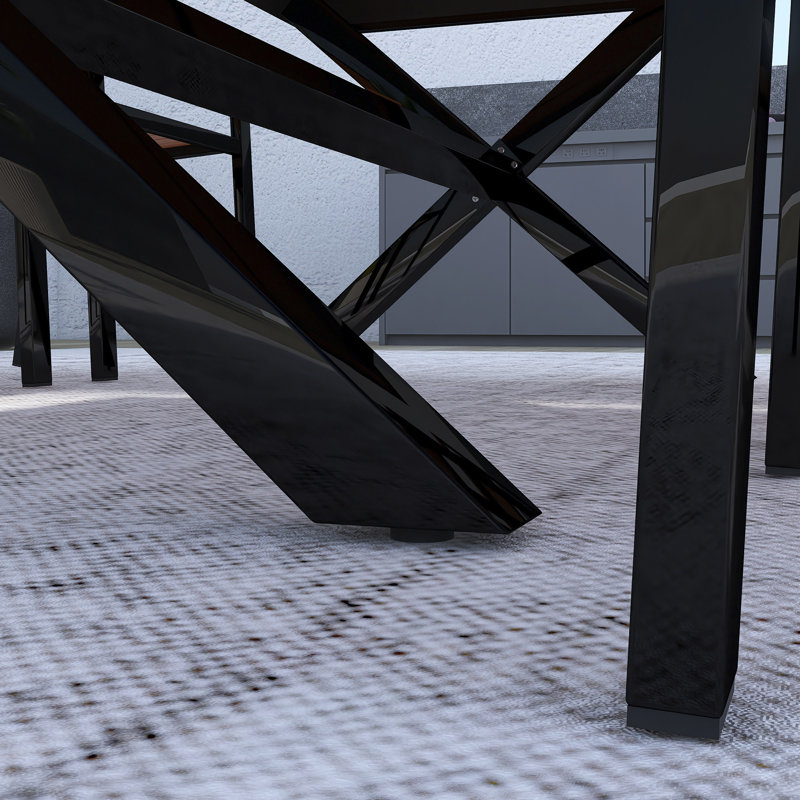 Experience Outdoor Dining Freedom With A Flexible Set, Black