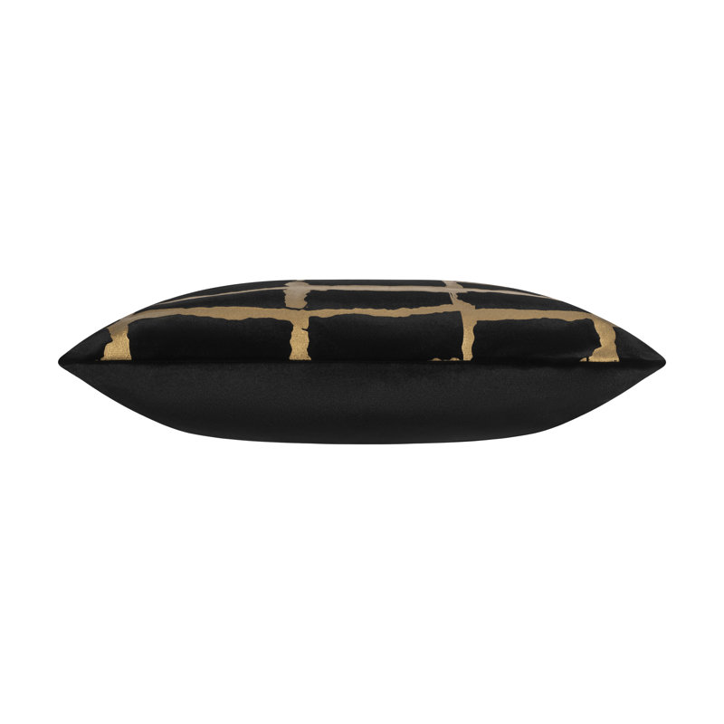 Oslo Black and Gold Pillow