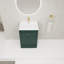 Meuble-lavabo autoportant avec lavabo en résine