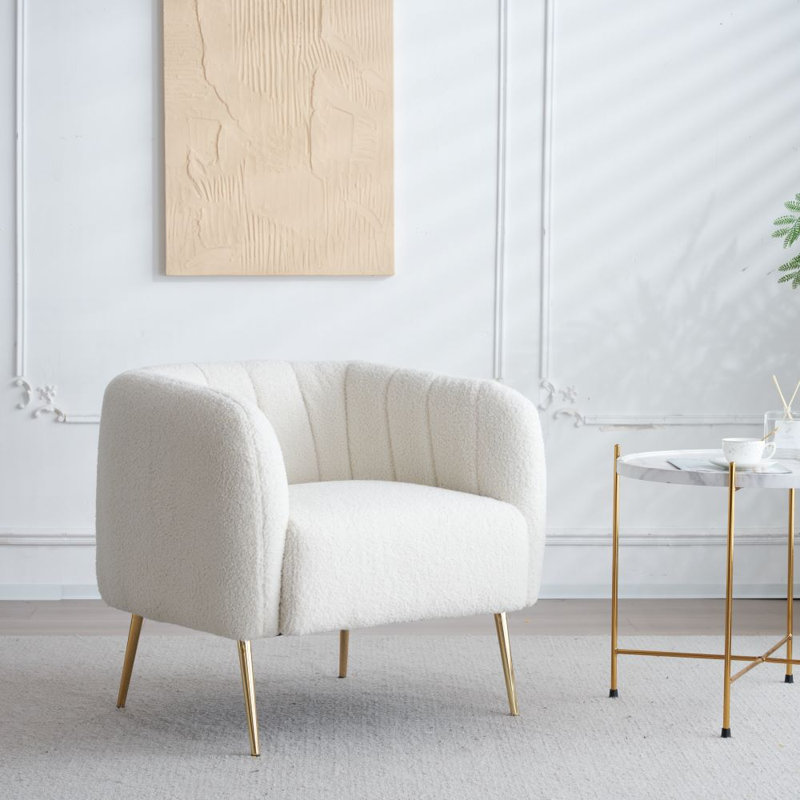 Tolla Velvet Barrel Chair, 