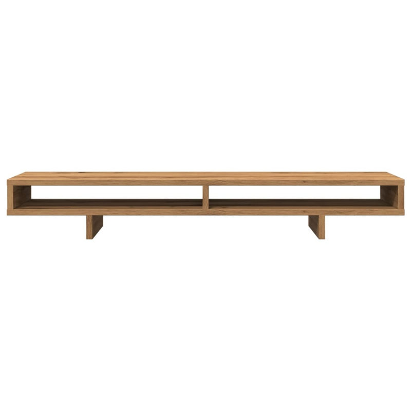 Solid Wood Monitor Stand, Brown