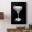 Vêtue d'une margarita noire - Cavas enveloppés de galerie