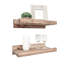 Calhern 2 Piece Pine Solid Wood Floating Shelf-1801113701-1832386101