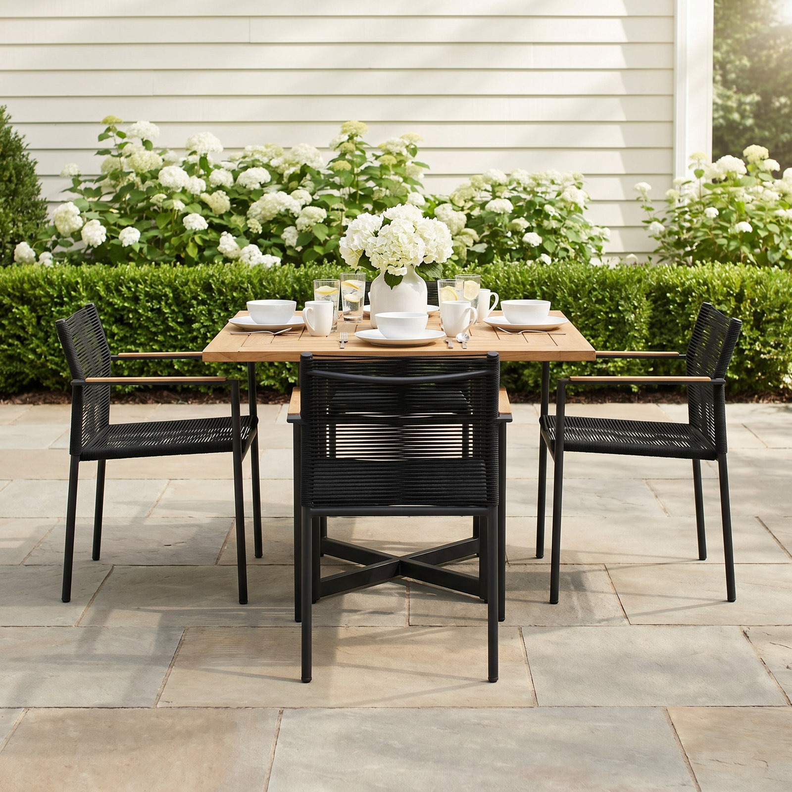 Woodbridge 43" Teak Patio Dining Set