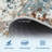 Modern Abstract Area Rug 9x12 Washable Rug Non Slip TPR Rubber Backing Contemporary Carpet Non Shedding Floor Covering Foldable Mat for Open Spaces Colorful-1357862315-1357862325