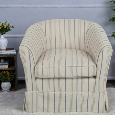 Chaises d'appoint pivotantes, fer en tissu bleu beige, siège compact moderne