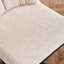 Tabourets de bar modernes à hauteur de comptoir beige avec structure en métal à 2 boutons et stable pour tous les styles de décor-683105459