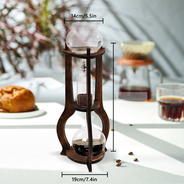 JOYDING Iced Coffee Cold Brew Drip Tower 6-8 cup Coffee Maker