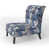 Motif victorien bleu cobalt II sélectionné