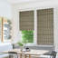 Fabdivine Floral Hand Block Print Thick Linen Roman Shade for Windows, French Doors, Green or Gray 100% Blackout Room Darkening Soft Cozy Fabric, Roll Up Blinds for Door, Aradhana-1346693202