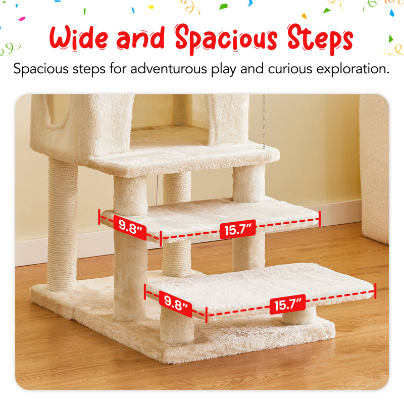 Tour pour arbre à chat 28,7 po, Beige