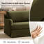 Chaise parsons surdimensionnée avec accoudoirs uniques Terren-655891814