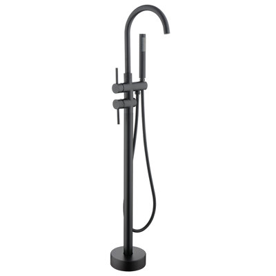 Floor Tub Spout with Diverter