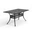 Cheetara Rectangular Metal Outdoor Dining Table With Umbrella Hole , 149.5cm cm W 89cm cm D-1708728766