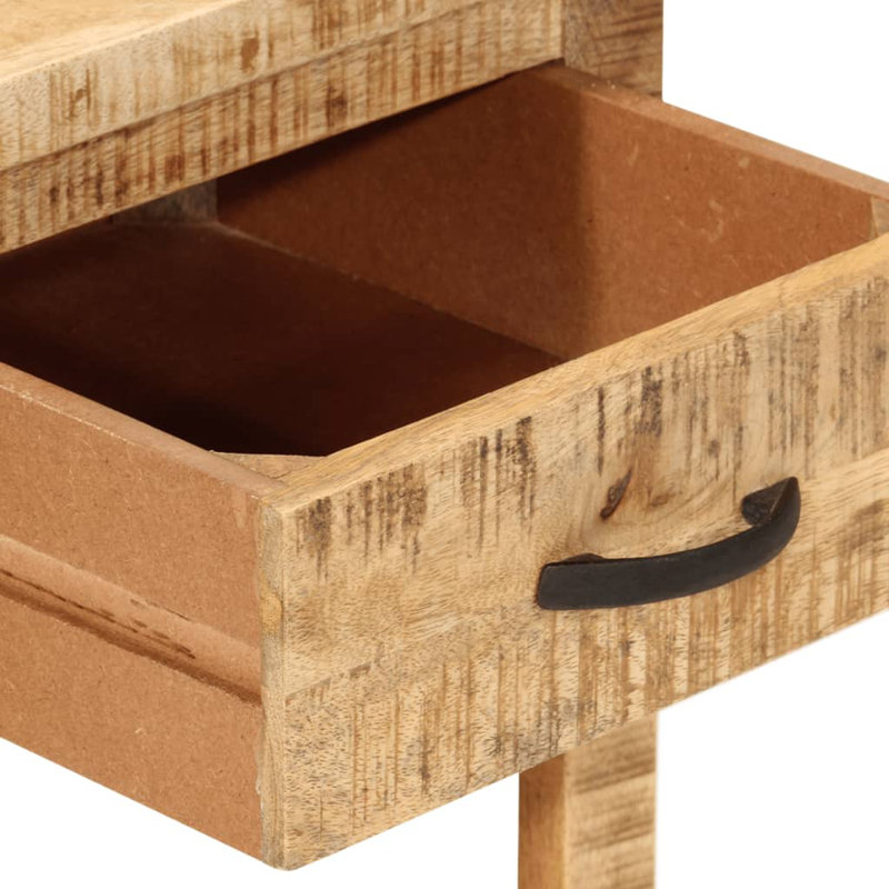 Houten 40cm W Solid Wood Bedside Table