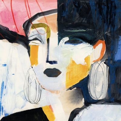 «Sorella II» par Victoria Barnes - peinture sur toile tendue