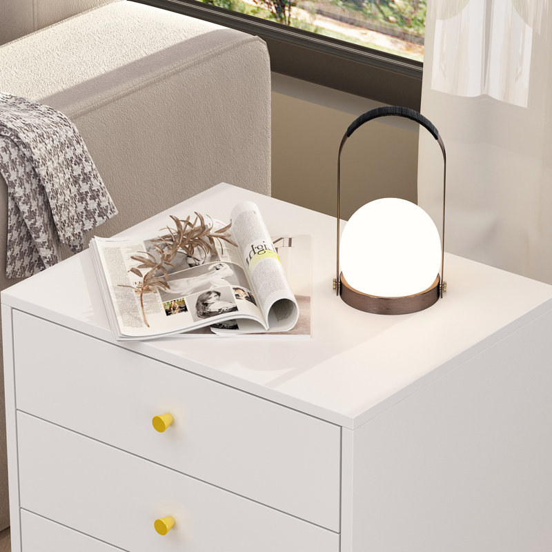 19.7'' W Particle Board / Chipboard Nightstand