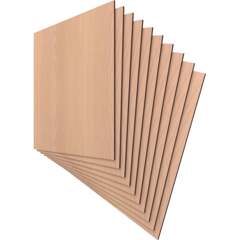 Planches en bois, Aulne, H 23,75 po x l 23,75 po x P 0,25 po