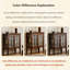 Buffet rétro en noyer noir 33,07 po