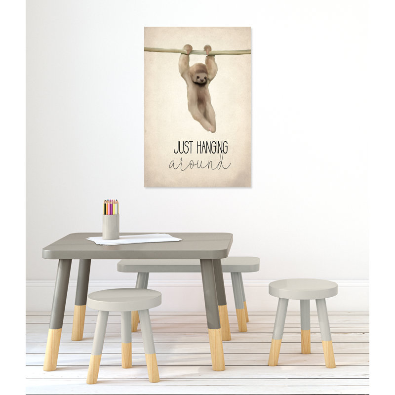 «Just Hanging», art sur toile, H 36 po x l 24 po x P 1,5 po