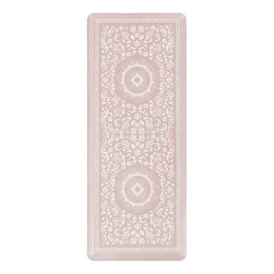 Modern Floral Water Resistant Non-Skid Kitchen Mat