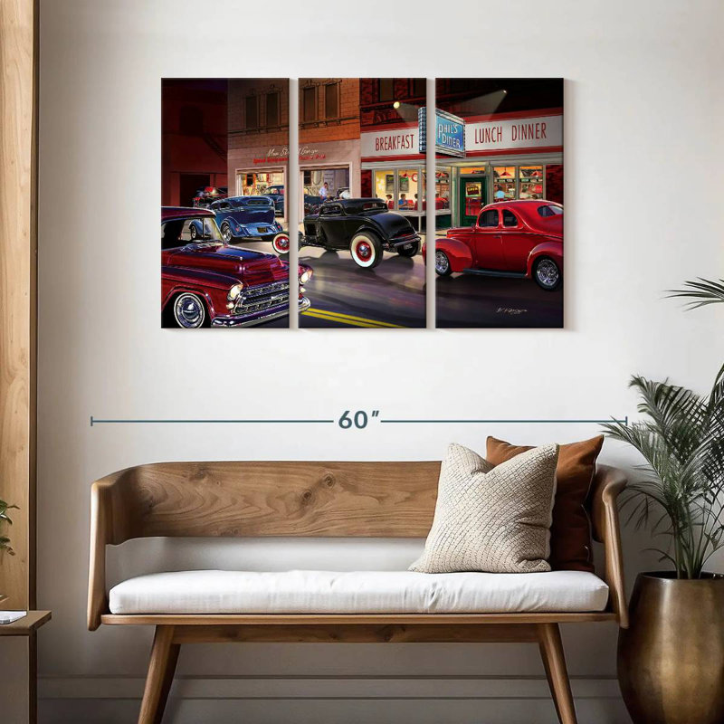 Phil's Diner, 28" H x 45" W