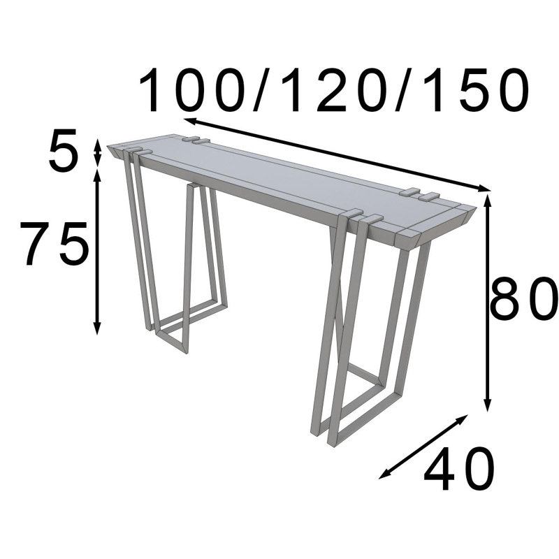Imperium Console R06, 32" H x 40" W x 20" D