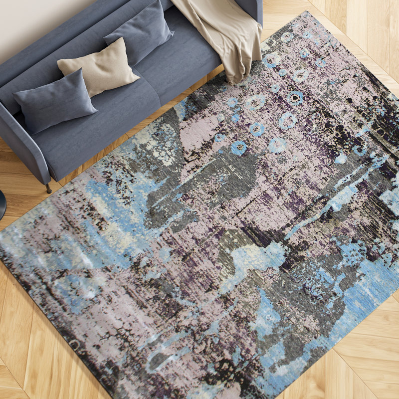 Abstract Area Rug, Rectangle 8' x 10'