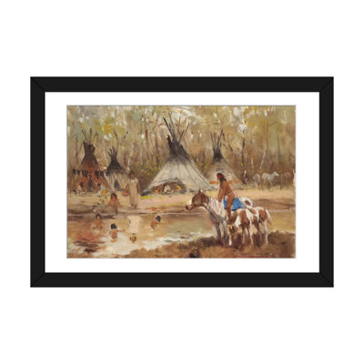 " Sioux Camp " by Ernest Chiriacka
