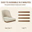Chaise d'appoint rembourrée à deux niveaux en bois massif-921846684-910019279-910019277