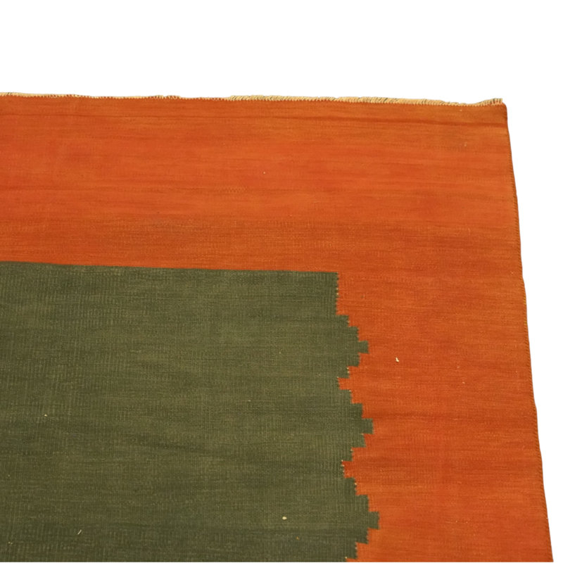 Dhurrie Hand Woven Wool Area Rug