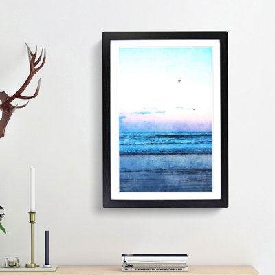 Seagulls Flying High - Framed Print
