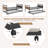 Sofie Powder Coated Steel Daybed with Trundle Bed