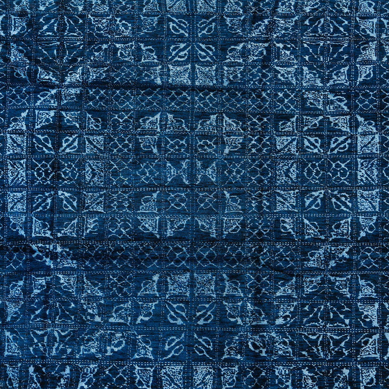 Tapis abstrait moderne 4430, Carré 6 pi