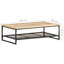 Harriet Sled Coffee Table with Storage