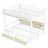 Bunk Bed With Storage Shelves And Drawers,multifunctional Metal Bunk Beds With Usb Ports And Led Lights, Lower Bed That Can Be Converted Into A Sofa-1503264464-1503264494