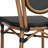 Copenhaver All-Weather Commercial Stacking Paris Chair with Metal Frame-562336347