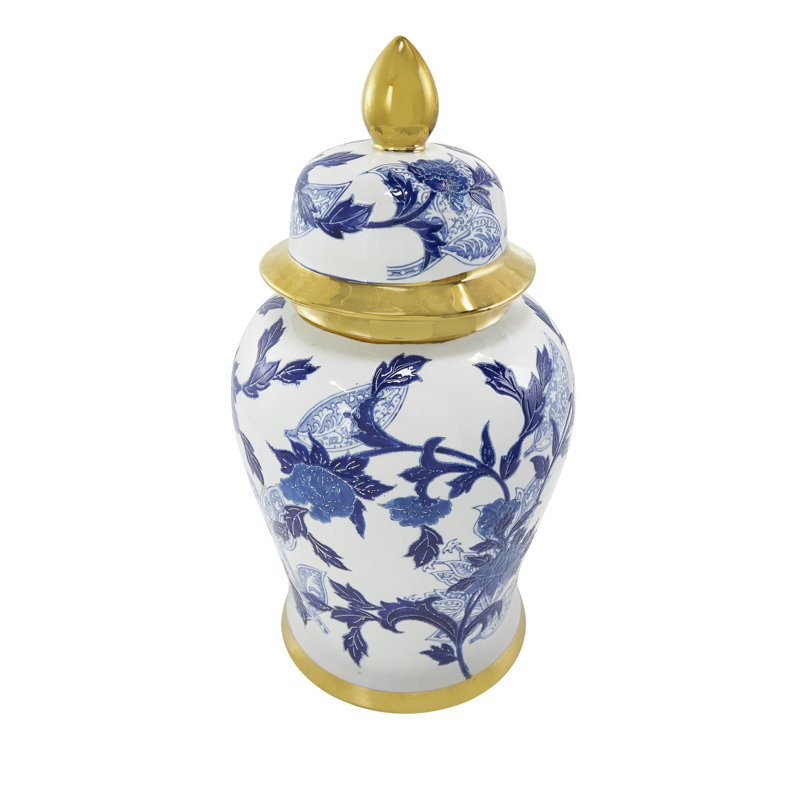 Pots décoratifs en céramique Elren, H 17,35 po x l 9,15 po x P 9,15 po