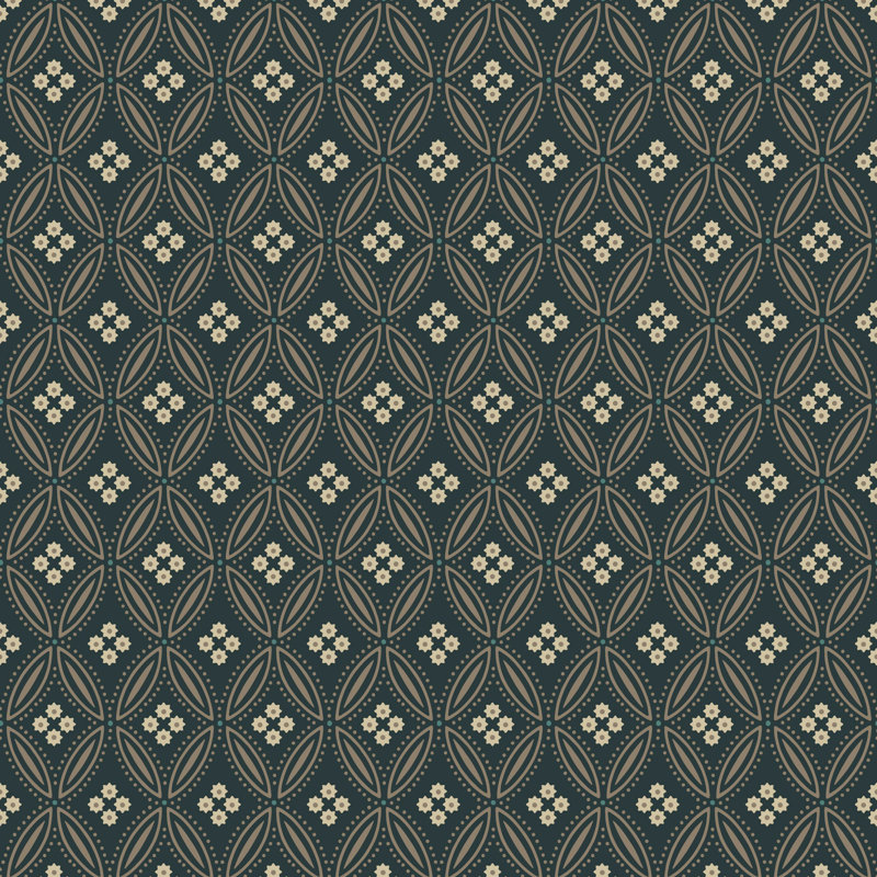 Stone Lace - Warm Black Wallpaper, Warm Black, Self-adhesive, Vinyl
