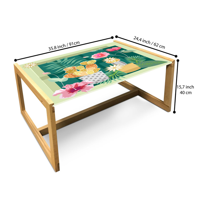 Jamarrio Sled Coffee Table, 90cm H x 62cm W x 40cm D