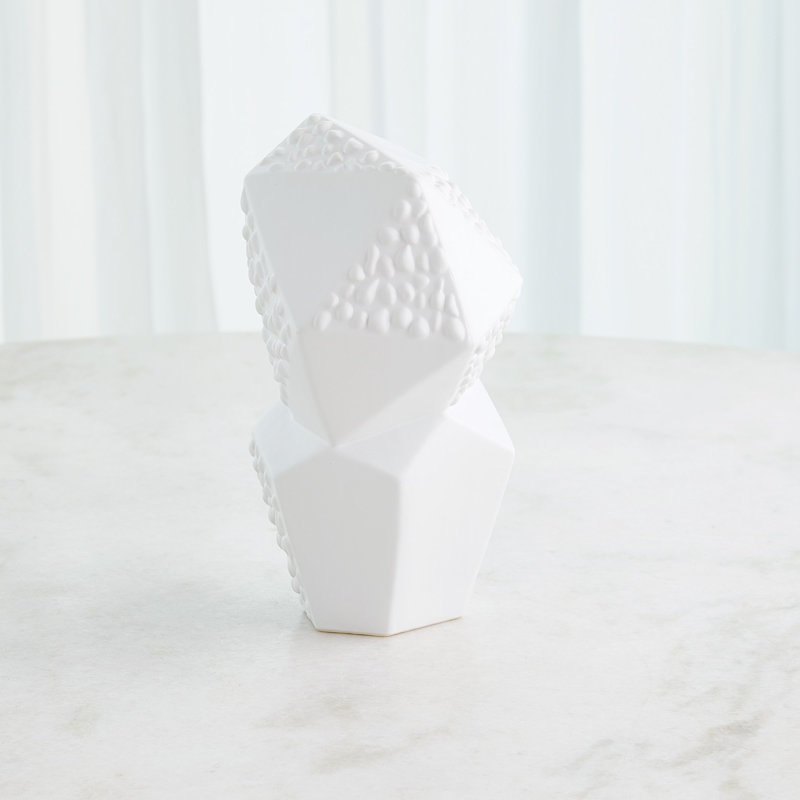 Les Facettes Sculpture, Matte White
