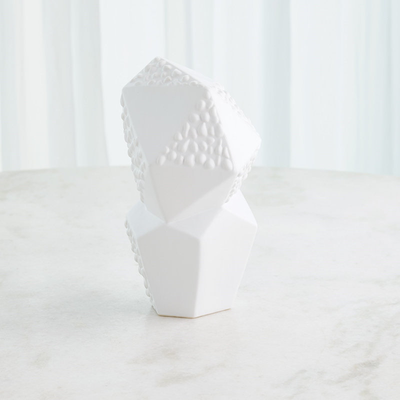 Les Facettes Sculpture, Matte White