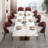 63" To 94.5" Extendable Dining Table For 8-10 With Rectangular Sintered Stone Dining Top And Steel Base-230729579-234089980
