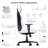  SL1800 White/Black Ergonomic Features Gaming/Office Chair-1772801287