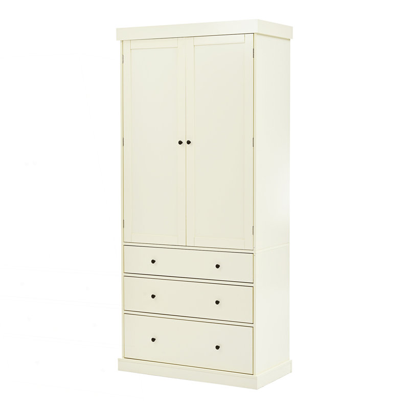 Grand garde-manger moderne avec armoire de rangement autoportante avec 3 tablettes réglables