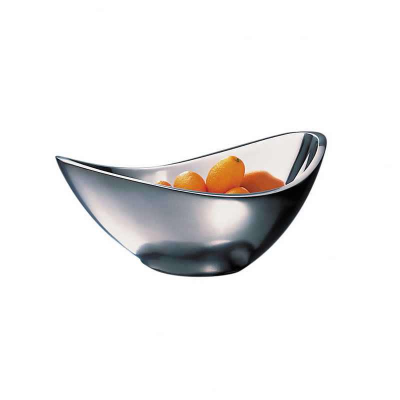 Nambe Butterfly Bowl, 4" H x 7.5" W x 9" D